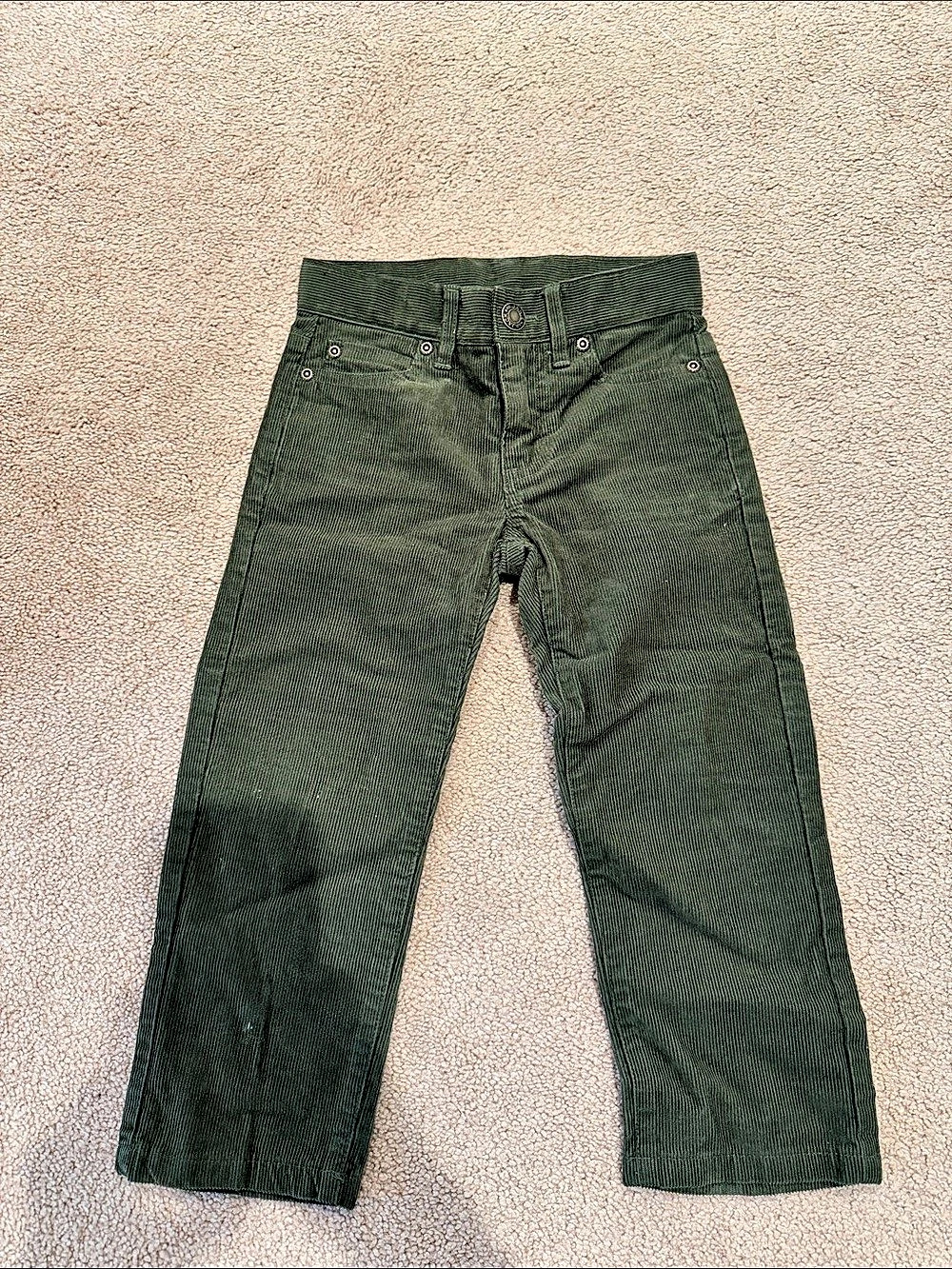 Janie and Jack Boys in Green Waist 3T